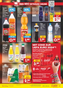 Coca Cola im Netto Marken-Discount Prospekt "Aktuelle Angebote" mit 51 Seiten (Kaufbeuren)