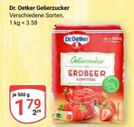 Gelierzucker Angebote von Dr. Oetker bei GLOBUS Gera für 1,79 €