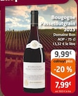 Promo Bourgogne Passetoutgrain 2023 à 7,99 € dans le catalogue Colruyt à Prissey