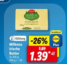 Butter von Milbona im aktuellen Lidl Prospekt für 1.39€