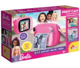 Barbie Print Cam im Müller Prospekt Barbie Print Cam von Lisciani im aktuellen Müller Prospekt für 39,99 €