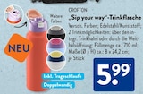 Sip your way-Trinkflasche von Crofton im aktuellen ALDI SÜD Prospekt für 5,99 €
