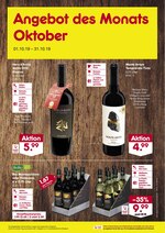 Netto Marken-Discount Prospekt "Angebot des Monats Oktober", 1 Seiten, für Bernau, 01.10.2019 - 31.10.2019 Netto Marken-Discount Prospekt "Angebot des Monats Oktober", 1 Seiten, für Bernau, 01.10.2019 - 31.10.2019