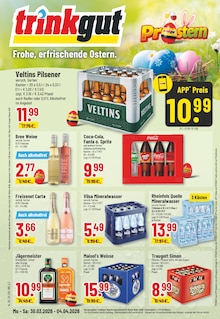 Coca Cola im Trinkgut Prospekt "Aktuelle Angebote" mit 18 Seiten (Osnabrück)