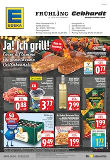 Bitburger im EDEKA Prospekt "Aktuelle Angebote" mit 24 Seiten (Detmold)