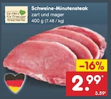 Schweine-Minutensteak im Netto Marken-Discount Prospekt Schweine-Minutensteak von  im aktuellen Netto Marken-Discount Prospekt für 2,99 €