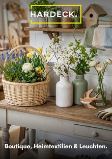 HARDECK Prospekt Boutique, Heimtextilien & Leuchten mit 1 Seite