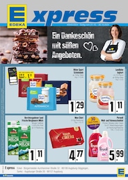 Der aktuelle EDEKA Prospekt Ein Dankeschön mit süßen Angeboten.