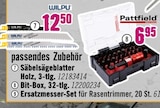 Säbelsägeblätter oder Bit-Box, 32-tlg. im Hornbach Prospekt Säbelsägeblätter oder Bit-Box, 32-tlg. von Wilpu oder Pattfield im aktuellen Hornbach Prospekt für 6,95 €