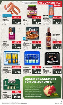 Bier im Kaufland Prospekt "Aktuelle Angebote" mit 62 Seiten (Soest)
