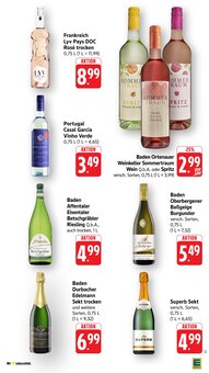 Getränke im aktuellen EDEKA Prospekt (Karlsruhe) Getränke im EDEKA Prospekt "Aktuelle Angebote" mit 49 Seiten (Karlsruhe)