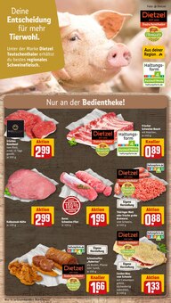 Schweinefleisch im REWE Prospekt "Dein Markt" mit 35 Seiten (Leipzig)