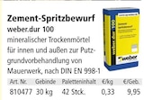 Zement-Spritzbewurf Angebote bei Holz Possling Berlin für 9,95 €