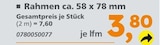 Rahmen im Globus-Baumarkt Prospekt Rahmen von im aktuellen Globus-Baumarkt Prospekt fĂŒr 3,80 âŹ