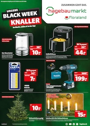 Hagebaumarkt Prospekt: "UNSERE BLACK WEEK KNALLER", 8 Seiten, 23.11.2024 - 30.11.2024