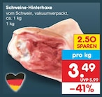 Aktuelle Schweinefleisch Angebote bei Netto Marken-Discount in Hamburg Aktuelles Schweine-Hinterhaxe Angebot bei Netto Marken-Discount in Hamburg ab 3,49 €