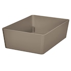 Box dunkel graubeige 18x26x8 cm Angebote von KUGGIS bei IKEA Wuppertal für 2,99 €