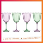B&M Yzeure - Promo Pack de 4 verres a vin fleur Promo Pack de 4 verres a vin fleur à 2,95 € dans le catalogue B&M à Yzeure
