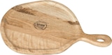 Schneidebrett aus Mangoholz mit Griff, rund (35x23x1,5cm) im dm-drogerie markt Prospekt zum Preis von 14,95 €