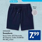 Sweatshorts Angebot im ALDI SÜD Prospekt Sweatshorts im ALDI SÜD Prospekt zum Preis von 7,99 €