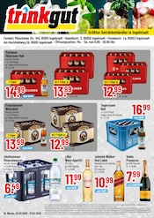 Trinkgut Getränkemärkte Prospekt der aktuellen Woche mit 4 Seiten, gültig von 02.03.2026 bis 07.03.2026, in Kösching und Umgebung Aktueller Trinkgut Getränkemärkte Prospekt in Kösching und Umgebung, "Aktuelle Angebote" mit 4 Seiten, 02.03.2026 - 07.03.2026