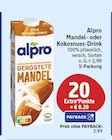 Mandel-Drink oder Kokosnuss-Drink von Alpro für 2,99 € bei EDEKA im Angebot Mandel-Drink oder Kokosnuss-Drink von Alpro im aktuellen EDEKA Prospekt