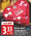 Schokowürfel Herz Angebote von Ritter Sport bei E center Düren für 3,33 €