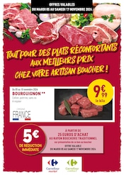 Viande Angebote im Prospekt "Tout pour des plats réconfortants aux meilleurs prix chez votre artisan boucher !" von Rayon Boucherie Carrefour auf Seite 1