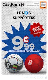 Prospectus Carrefour Market : «LE MOIS DES SUPPORTERS» avec 14 pages, 02/06/2026 - 14/06/2026 Catalogue Carrefour Market en cours à Châtel et aux alentours : «LE MOIS DES SUPPORTERS» avec 14 pages, valable du 02/06/2026 au 14/06/2026