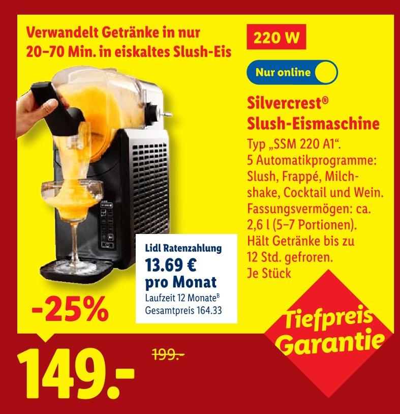 Slush-Eismaschine