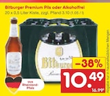 Aktuelles Premium Pils oder Alkoholfrei Angebot bei Netto Marken-Discount in Maintal ab 10,49 €