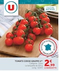 Tomate cerise grappe - U en promo chez U Express Boulogne-Billancourt à 2,99 €