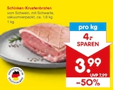 Schinken im Netto Marken-Discount Prospekt Schinken-Krustenbraten im aktuellen Netto Marken-Discount Prospekt für 3,99 €
