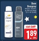 E center Oer-Erkenschwick - Dove Original Deospray Angebot im Prospekt Dove Original Deospray bei E center im Oer-Erkenschwick Prospekt für 1,89 €