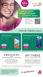 mea - meine apotheke Apotheken Prospekt der aktuellen Woche mit 4 Seiten, gültig von 01.01.2026 bis 31.01.2026, in Karlshuld und Umgebung Aktueller mea - meine apotheke Apotheken Prospekt in Karlshuld und Umgebung, "Unsere Januar-Angebote" mit 4 Seiten, 01.01.2026 - 31.01.2026