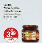 Wahre Schätze 1-Minute Haarkur im V-Markt Prospekt Wahre Schätze 1-Minute Haarkur von GARNIER im aktuellen V-Markt Prospekt für 3,99 €