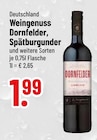 Weingenuss Dornfelder von  im aktuellen Trinkgut Prospekt für 1,99 €