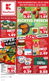 Kaufland Supermarkt Prospekt der aktuellen Woche mit 52 Seiten, gültig von 09.07.2026 bis 15.07.2026, in Bous und Umgebung Aktueller Kaufland Supermarkt Prospekt in Bous und Umgebung, "Hier bin ich richtig" mit 52 Seiten, 09.07.2026 - 15.07.2026