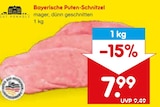 Bayerische Puten-Schnitzel im Angebot bei Netto Marken-Discount in Aalen Bayerische Puten-Schnitzel Angebote von Gut Ponholz bei Netto Marken-Discount Aalen für 7,99 €