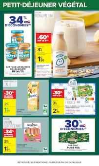Promotion Lait Bio dans le prospectus Carrefour, valable du 03/11/2026 au 16/11/2026 Promo Lait Bio dans le catalogue Carrefour du moment à la page 14