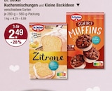 Kuchenmischungen und Kleine Backideen von Dr. Oetker im aktuellen V-Markt Prospekt für 2,49 €