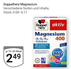 Magnesium Angebote von Doppelherz bei GLOBUS Gera für 2,49 €