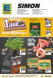 EDEKA Prospekt für Meschede mit 24 Seiten EDEKA Prospekt für Meschede: Aktuelle Angebote, 24 Seiten, 15.08.2022 - 20.08.2022