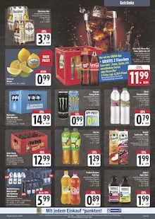 Coca Cola im E center Prospekt "Wir lieben Lebensmittel!" mit 28 Seiten (Amberg)