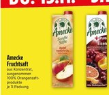 Apfel naturtrüb Angebote von Amecke bei EDEKA Ravensburg