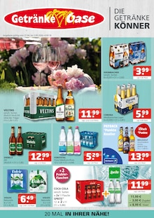 Bier im Getränke Oase Prospekt "Aktuelle Angebote" mit 4 Seiten (Soest)