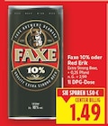 10% Extra Strong Beer von Faxe im aktuellen E center Prospekt