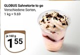 Sahnetorte to go Angebote von Globus bei GLOBUS Frechen für 1,55 €