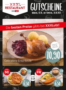 Aktueller XXXLutz Möbelhäuser Karlsruhe Prospekt XXXLutz Möbelhäuser Karlsruhe Prospekt "GUTSCHEINE" mit 4 Seiten