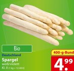Spargel für 4,99 € bei famila Nordost im Angebot Spargel im aktuellen famila Nordost Prospekt